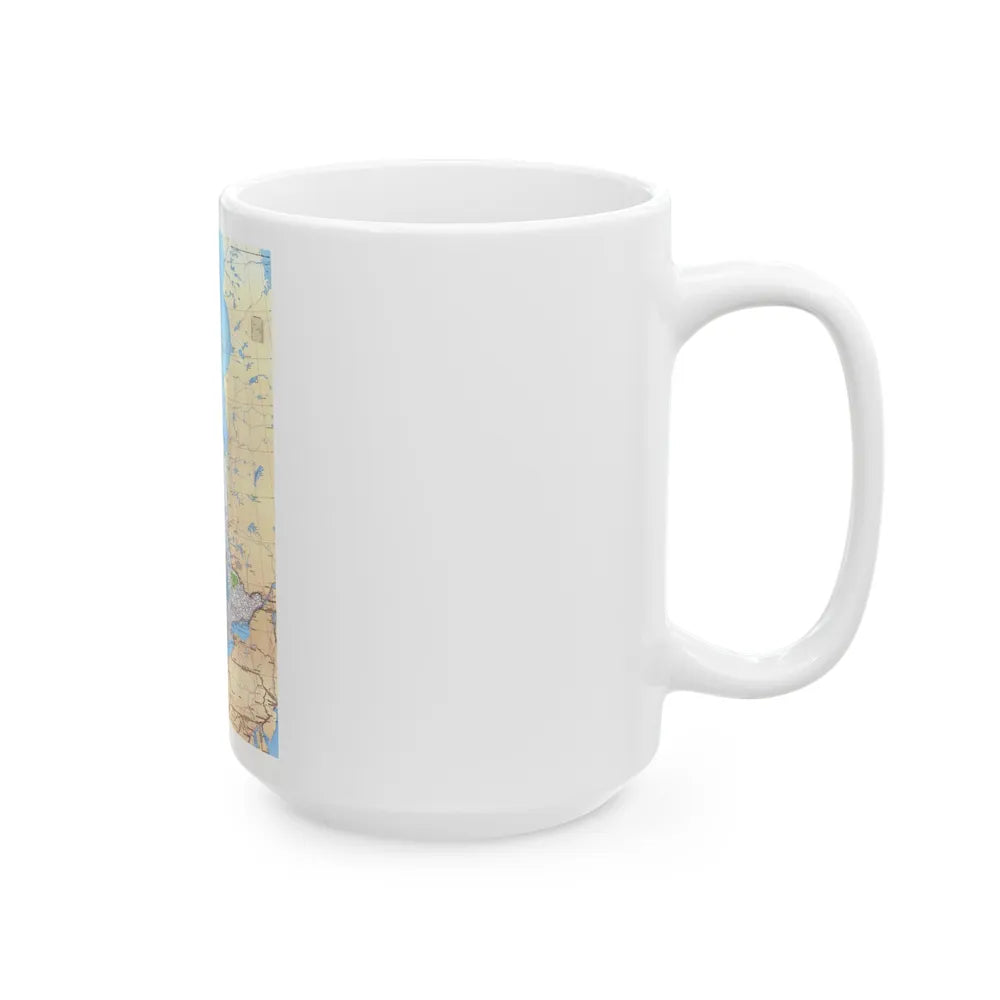 Canada - Ontario (1978) (Map) White Coffee Mug-Go Mug Yourself