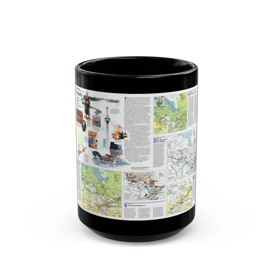 Canada - Ontario 2 (1996) (Map) Black Coffee Mug-15oz-Go Mug Yourself