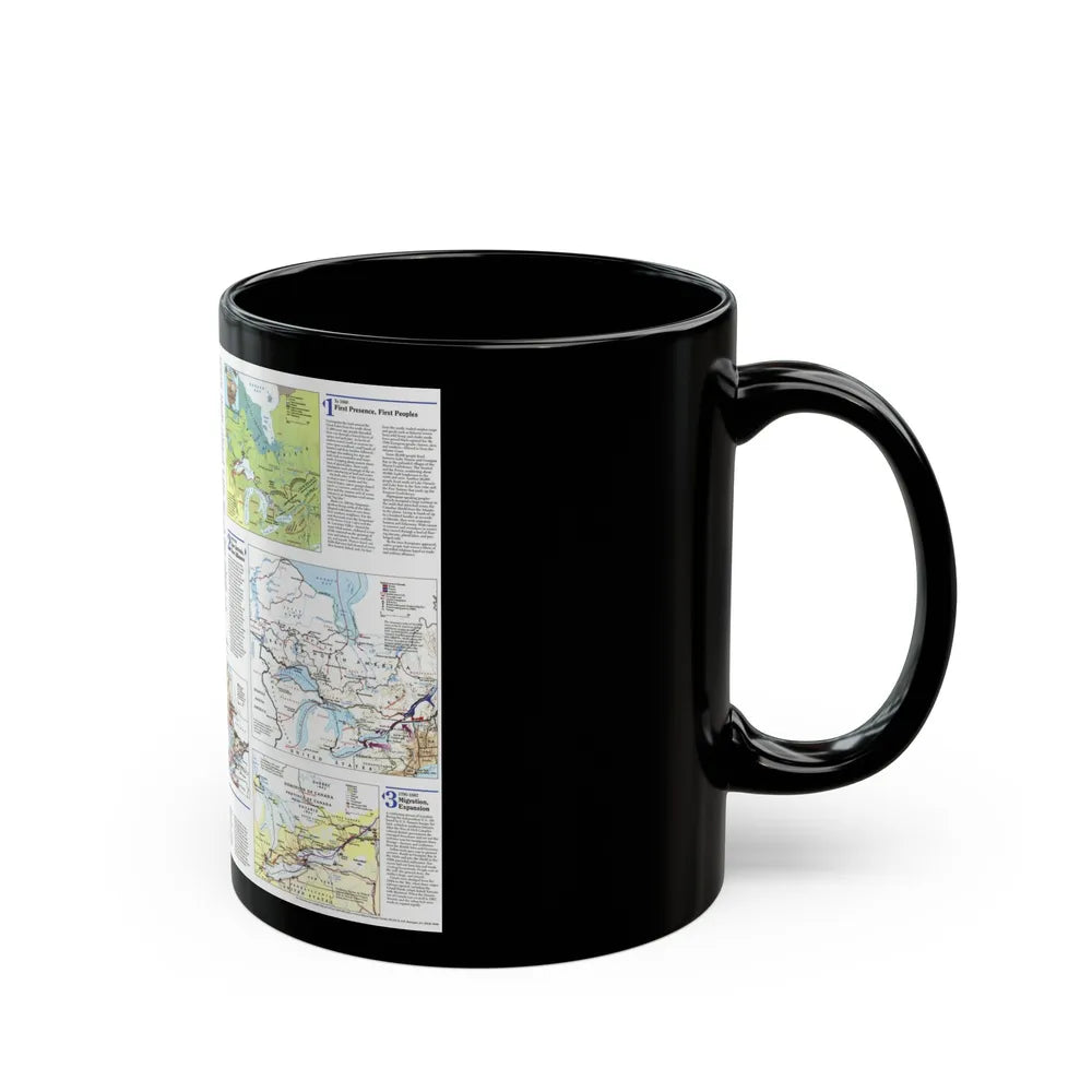 Canada - Ontario 2 (1996) (Map) Black Coffee Mug-Go Mug Yourself