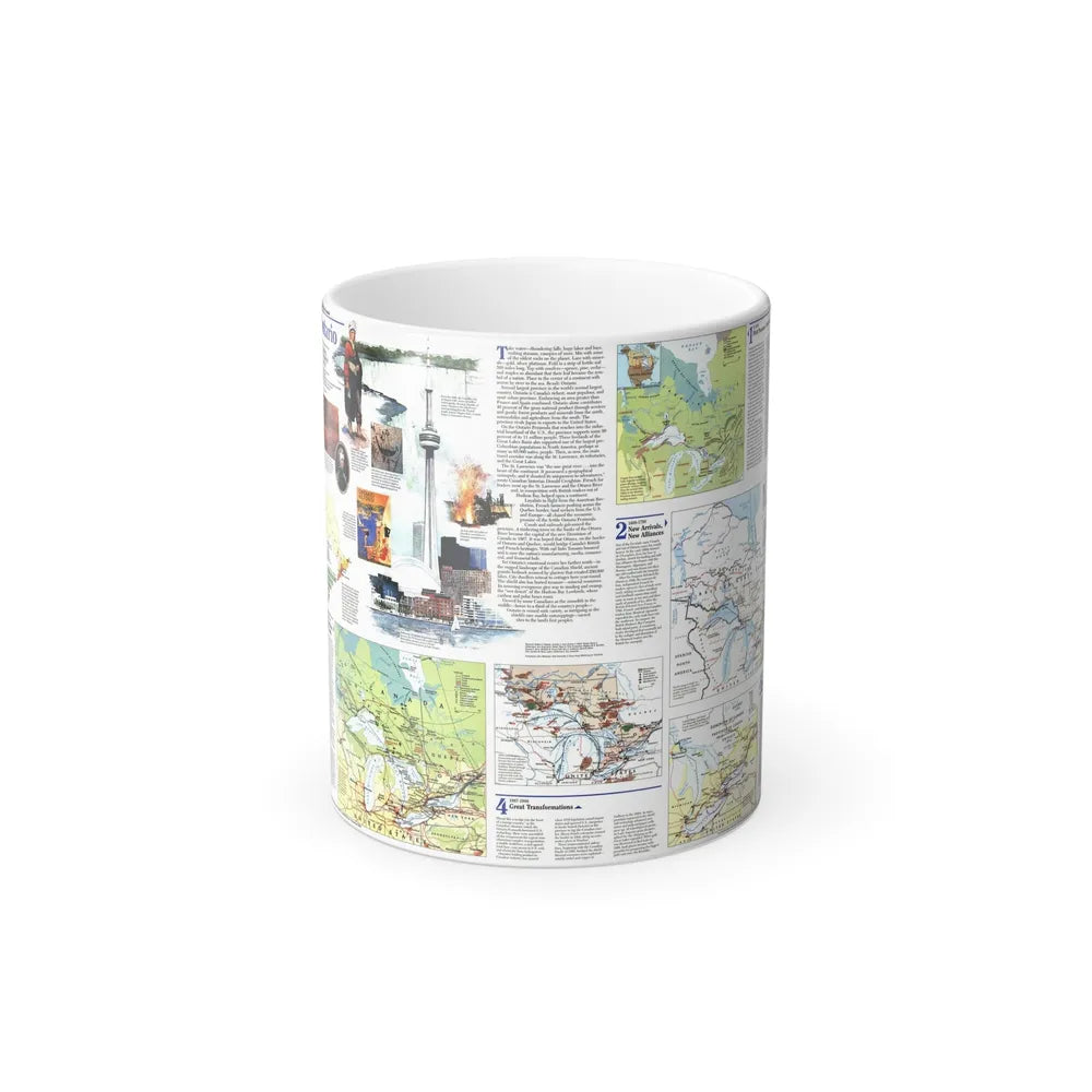 Canada - Ontario 2 (1996) (Map) Color Changing Mug 11oz-11oz-Go Mug Yourself