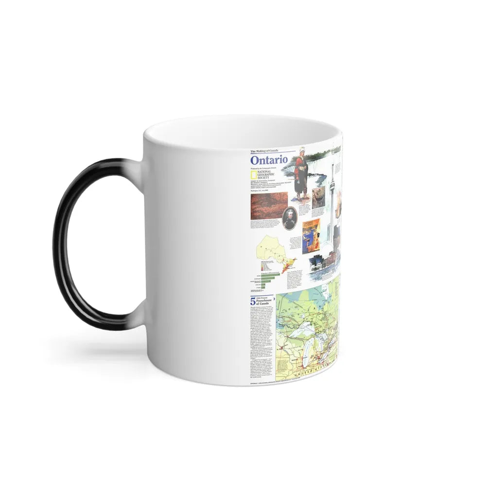 Canada - Ontario 2 (1996) (Map) Color Changing Mug 11oz-Go Mug Yourself