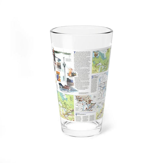 Canada - Ontario 2 (1996) (Map) Pint Glass 16oz-16oz-Go Mug Yourself