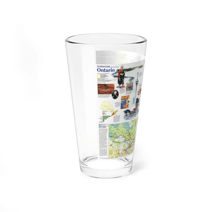 Canada - Ontario 2 (1996) (Map) Pint Glass 16oz-Go Mug Yourself