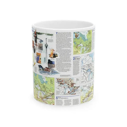 Canada - Ontario 2 (1996) (Map) White Coffee Mug 11oz - Go Mug Yourself