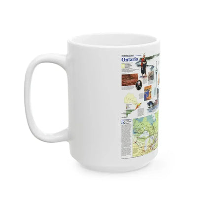 Canada - Ontario 2 (1996) (Map) White Coffee Mug - Go Mug Yourself