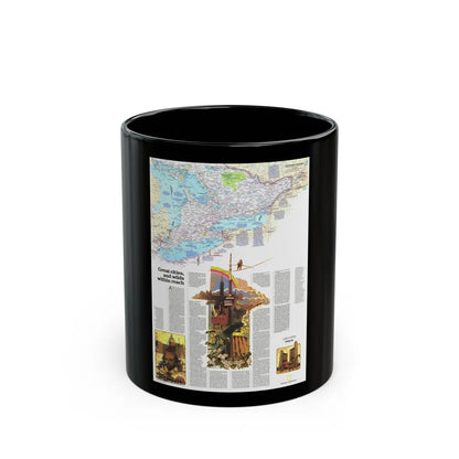 Canada - Ontario, Great Cities (1978) (Map) Black Coffee Mug-11oz-Go Mug Yourself