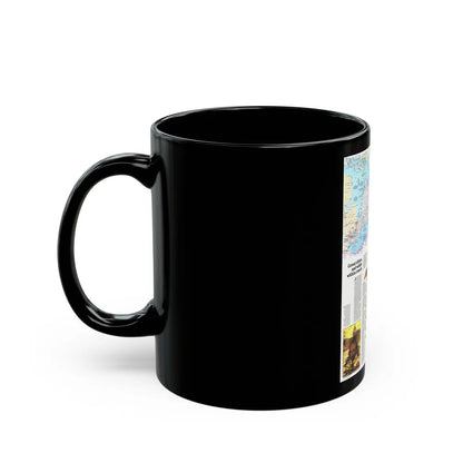 Canada - Ontario, Great Cities (1978) (Map) Black Coffee Mug-Go Mug Yourself