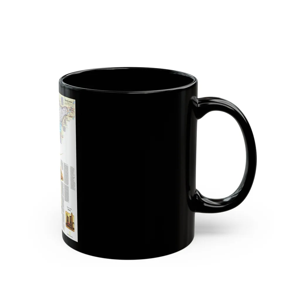 Canada - Ontario, Great Cities (1978) (Map) Black Coffee Mug-Go Mug Yourself