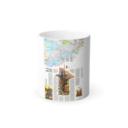 Canada - Ontario, Great Cities (1978) (Map) Color Changing Mug 11oz-11oz-Go Mug Yourself