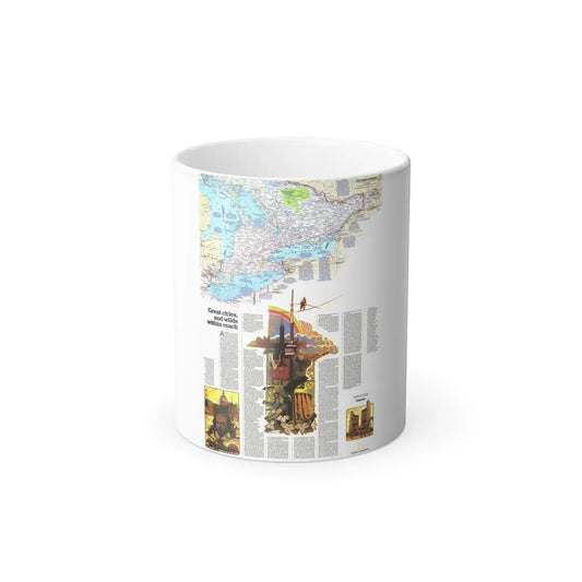 Canada - Ontario, Great Cities (1978) (Map) Color Changing Mug 11oz Default Title 11oz - Go Mug Yourself