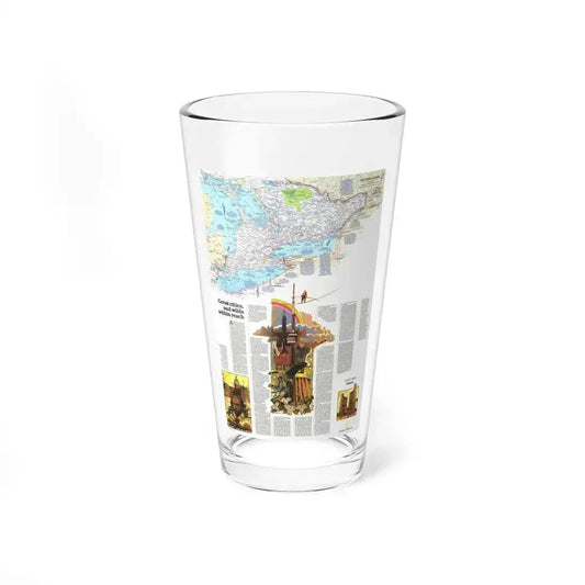 Canada - Ontario, Great Cities (1978) (Map) Pint Glass 16oz 16oz - Go Mug Yourself