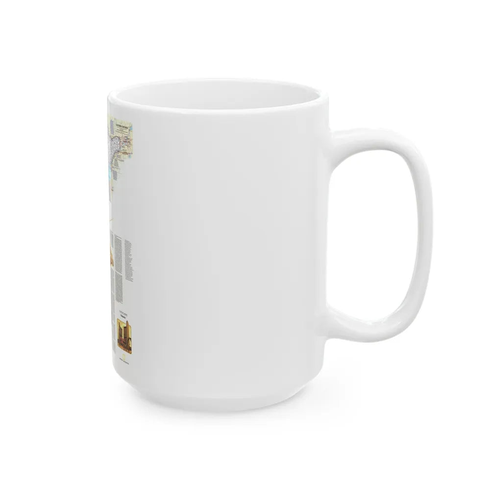 Canada - Ontario, Great Cities (1978) (Map) White Coffee Mug-Go Mug Yourself