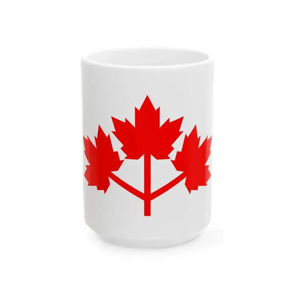 Canada Pearson Pennant 1964 (Canada) White Coffee Mug 15oz - Go Mug Yourself