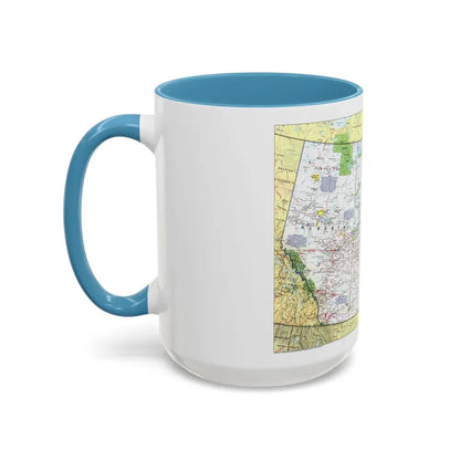 Canada - Prairie Provinces 1 (1995) (Map) Accent Coffee Mug - Go Mug Yourself