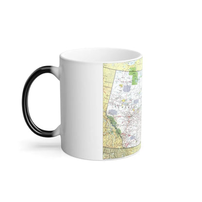 Canada - Prairie Provinces 1 (1995) (Map) Color Changing Mug 11oz-Go Mug Yourself