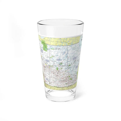 Canada - Prairie Provinces 1 (1995) (Map) Pint Glass 16oz-16oz-Go Mug Yourself