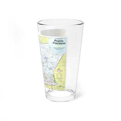 Canada - Prairie Provinces 1 (1995) (Map) Pint Glass 16oz-Go Mug Yourself