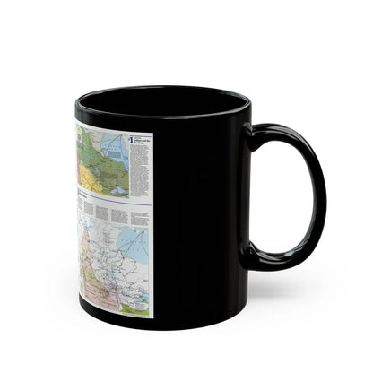 Canada - Prairie Provinces 2 (1995) (Map) Black Coffee Mug-Go Mug Yourself