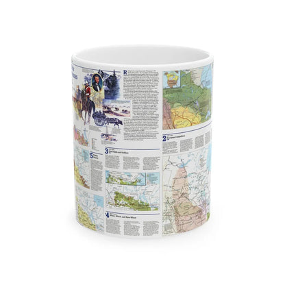 Canada - Prairie Provinces 2 (1995) (Map) White Coffee Mug-11oz-Go Mug Yourself