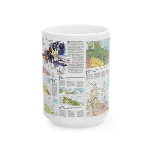 Canada - Prairie Provinces 2 (1995) (Map) White Coffee Mug 15oz - Go Mug Yourself