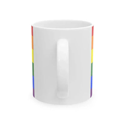 Canada Pride flag (Canada) White Coffee Mug - Go Mug Yourself