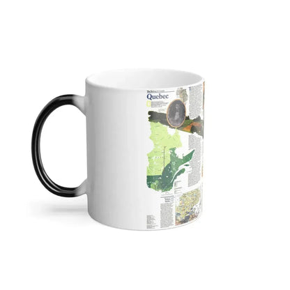 Canada - Quebec 2 (1991) (Map) Color Changing Mug 11oz - Go Mug Yourself