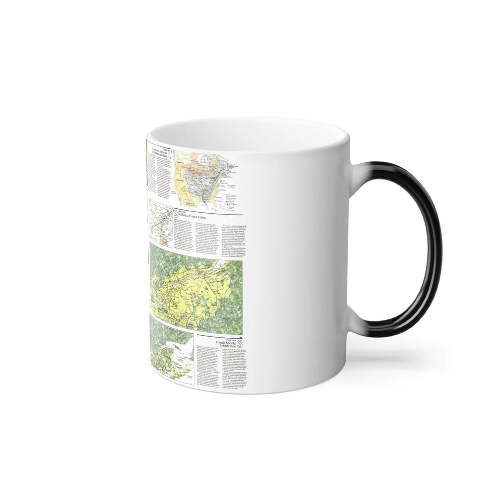 Canada - Quebec 2 (1991) (Map) Color Changing Mug 11oz-Go Mug Yourself