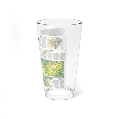 Canada - Quebec 2 (1991) (Map) Pint Glass 16oz-Go Mug Yourself