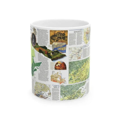 Canada - Quebec 2 (1991) (Map) White Coffee Mug 11oz - Go Mug Yourself