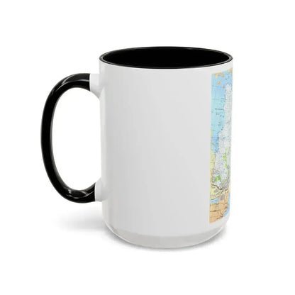 Canada - Quebec & Newfoundland (1980) (Map) Accent Coffee Mug - Go Mug Yourself