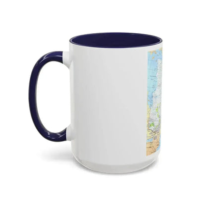 Canada - Quebec & Newfoundland (1980) (Map) Accent Coffee Mug - Go Mug Yourself