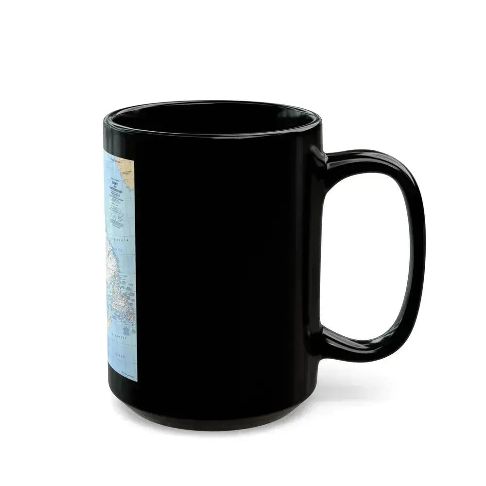 Canada - Quebec & Newfoundland (1980) (Map) Black Coffee Mug - Go Mug Yourself