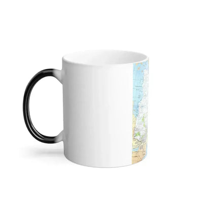 Canada - Quebec & Newfoundland (1980) (Map) Color Changing Mug 11oz - Go Mug Yourself