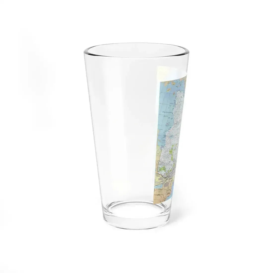 Canada - Quebec & Newfoundland (1980) (Map) Pint Glass 16oz - Go Mug Yourself