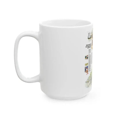Canada - Quebec-Newfoundland (1980) (Map) White Coffee Mug - Go Mug Yourself