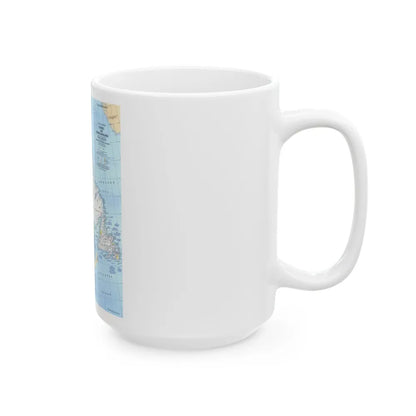 Canada - Quebec & Newfoundland (1980) (Map) White Coffee Mug-Go Mug Yourself