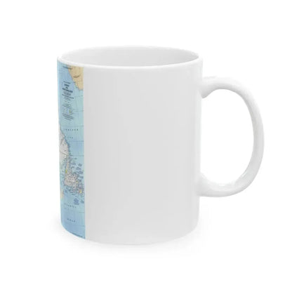 Canada - Quebec & Newfoundland (1980) (Map) White Coffee Mug - Go Mug Yourself