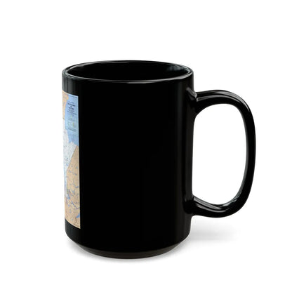 Canada - Saskatchewan & Manitoba (1979) (Map) Black Coffee Mug-Go Mug Yourself