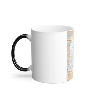 Canada - Saskatchewan & Manitoba (1979) (Map) Color Changing Mug 11oz-Go Mug Yourself