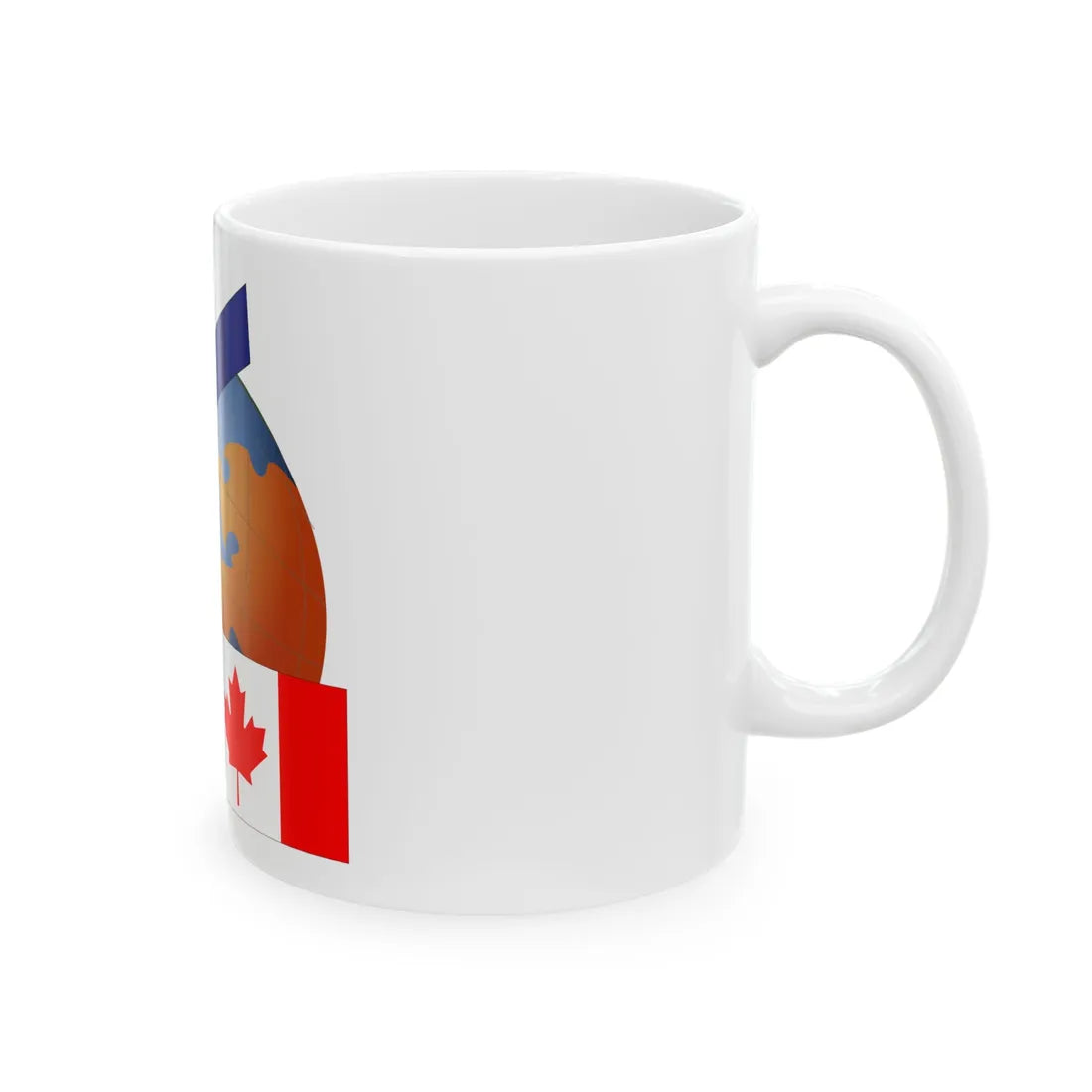 Canada-Satellite (Canada) White Coffee Mug - Go Mug Yourself