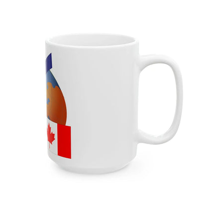 Canada-Satellite (Canada) White Coffee Mug - Go Mug Yourself