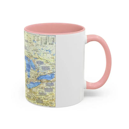 Canada - The Great Lakes 1 (1987) (Map) Accent Coffee Mug - Go Mug Yourself