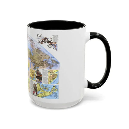 Canada - Vacationlands (1985) (Map) Accent Coffee Mug - Go Mug Yourself