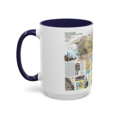 Canada - Vacationlands (1985) (Map) Accent Coffee Mug - Go Mug Yourself