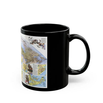 Canada - Vacationlands (1985) (Map) Black Coffee Mug - Go Mug Yourself