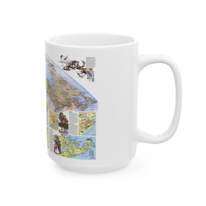 Canada - Vacationlands (1985) (Map) White Coffee Mug-Go Mug Yourself