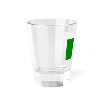 Canada Weed Flag all green (Canada) Shot Glass 1.5oz - Go Mug Yourself