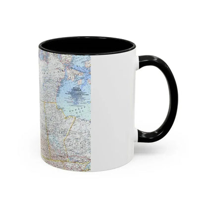 Canada - Western (1966) (Map) Accent Coffee Mug - Go Mug Yourself