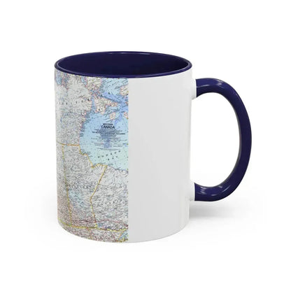 Canada - Western (1966) (Map) Accent Coffee Mug - Go Mug Yourself