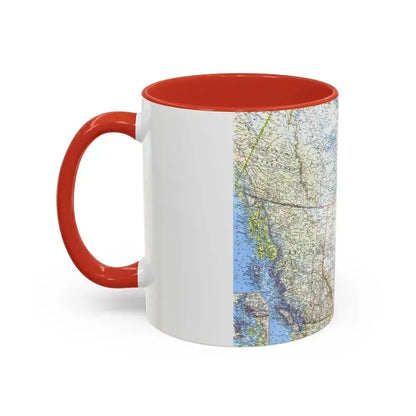 Canada - Western (1966) (Map) Accent Coffee Mug - Go Mug Yourself